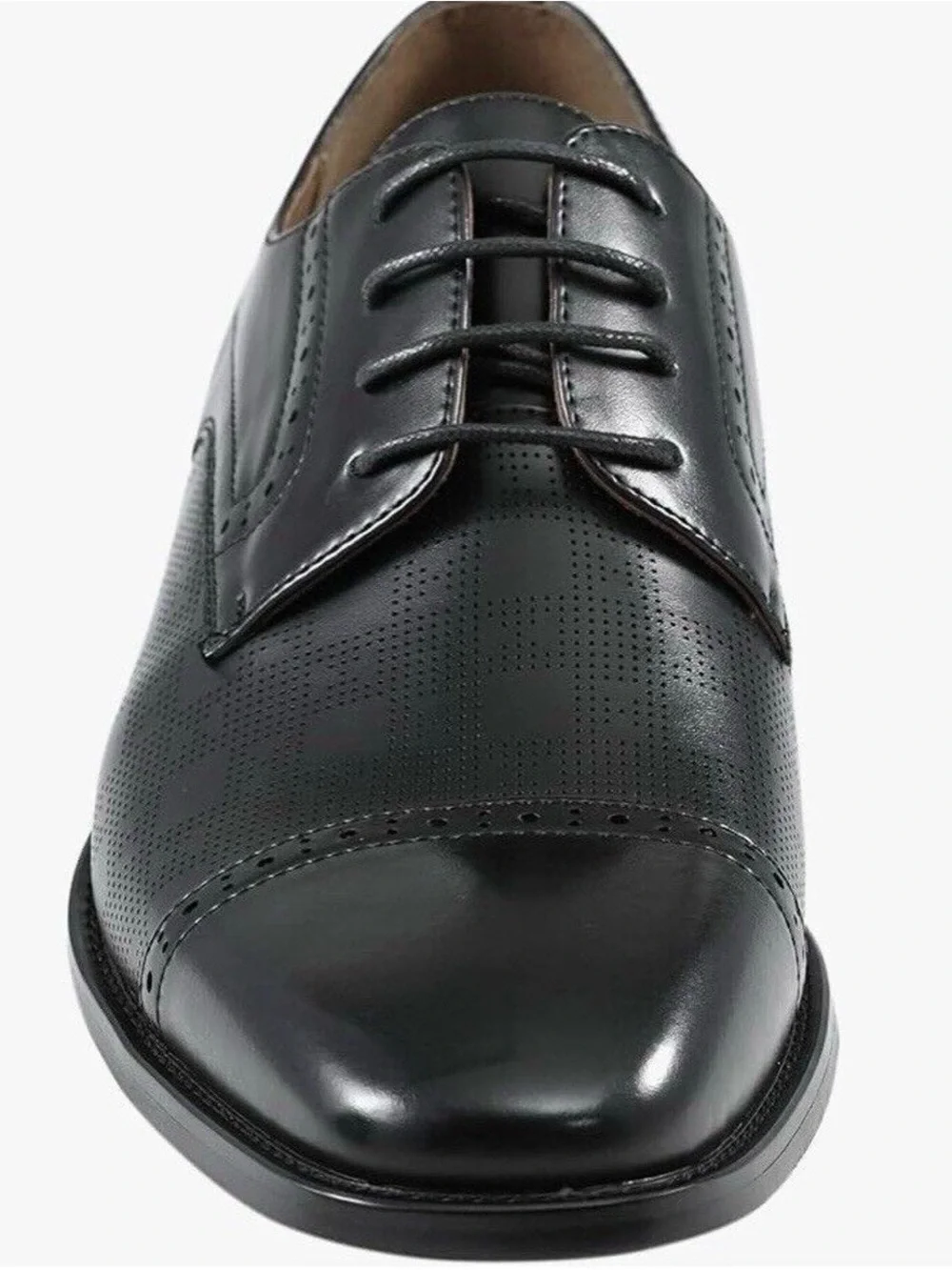 Classic Black Men's Lace-Up Dress Shoe